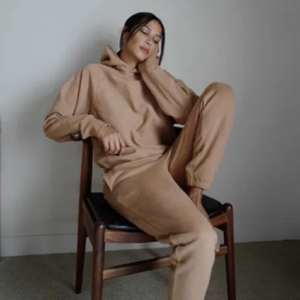 EUC Thakoon Addition Camel Color Cotton Blend Track Suit in Size XS/S